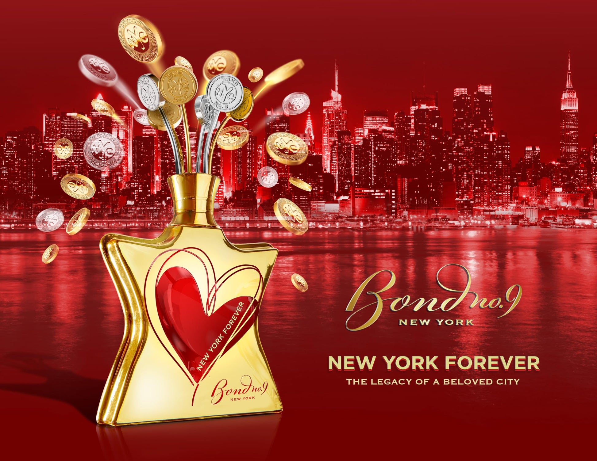 Bond No. 9 New York New York Forever Unisex Eau de Parfum, 3.4 Fl Oz